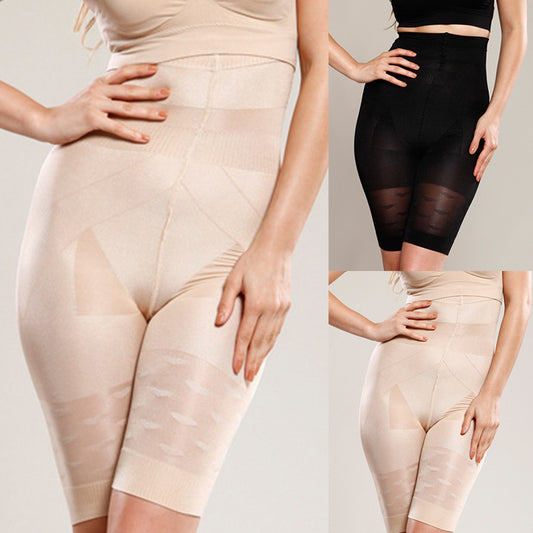 “Women’s seamless high waist shapewear shorts with tummy control for a smooth silhouette”
