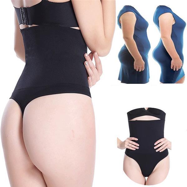 “Women’s seamless tummy control thong for shaping and invisible wear under clothing”